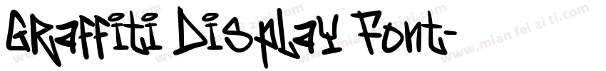 Graffiti Display Font字体转换